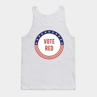 Vote Red Tank Top